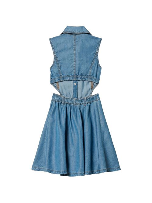 Abito bambina Twinset blu con linea elegante TWINSET Kids | 261GJ207413235